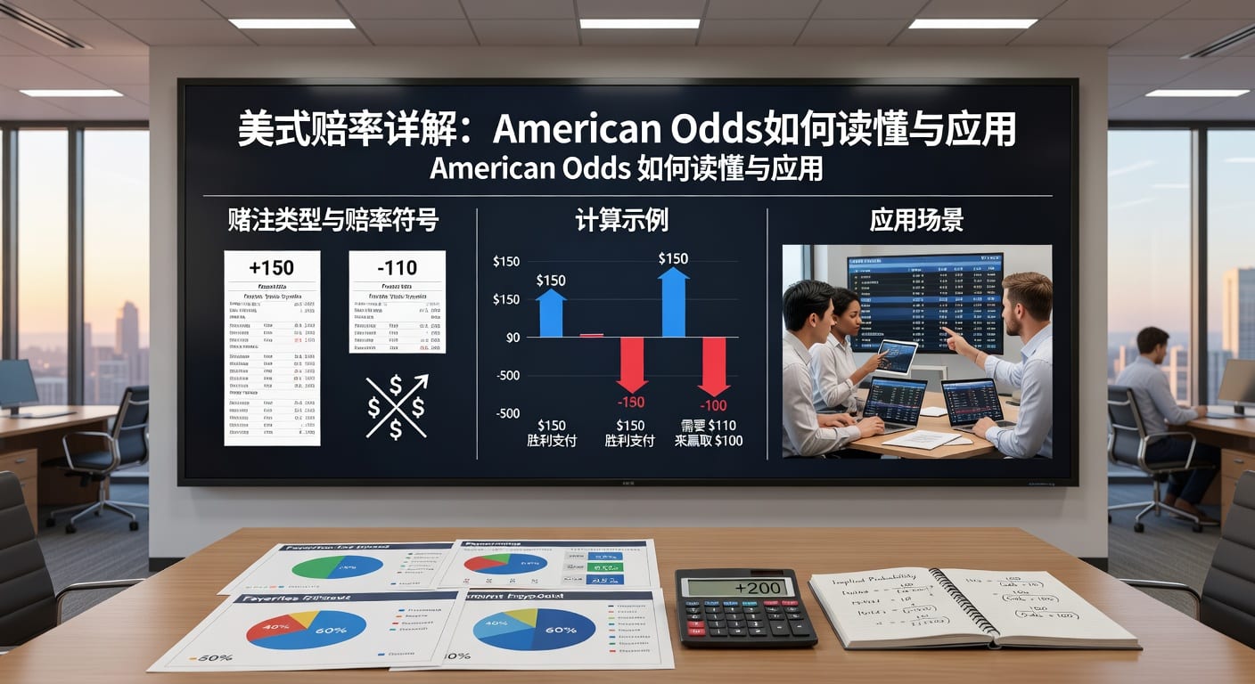 美式赔率 (American Odds) 精析：体育玩家必懂的博彩指南
