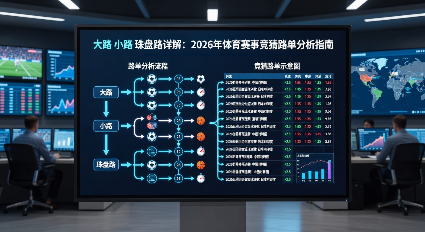 大路小路珠盘路：资深玩家投注策略解析（2026年世界杯投注）